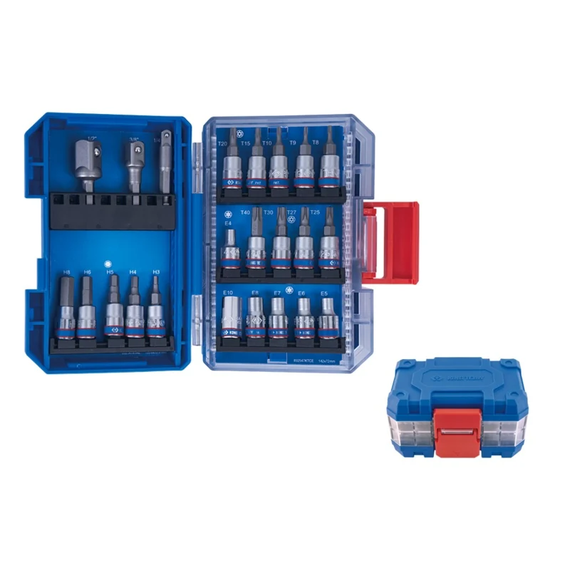 King Tony | Socket Set 1/4" Extra Compact Tool Box 47Pc
